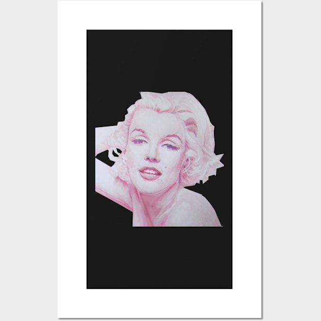 Marylin Munroe in the pink! Wall Art by angipangi7